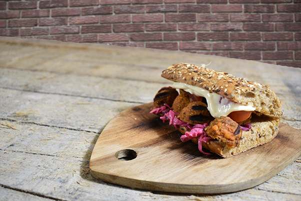 De Clubsandwich van de barbecue, maar dan vegetarisch